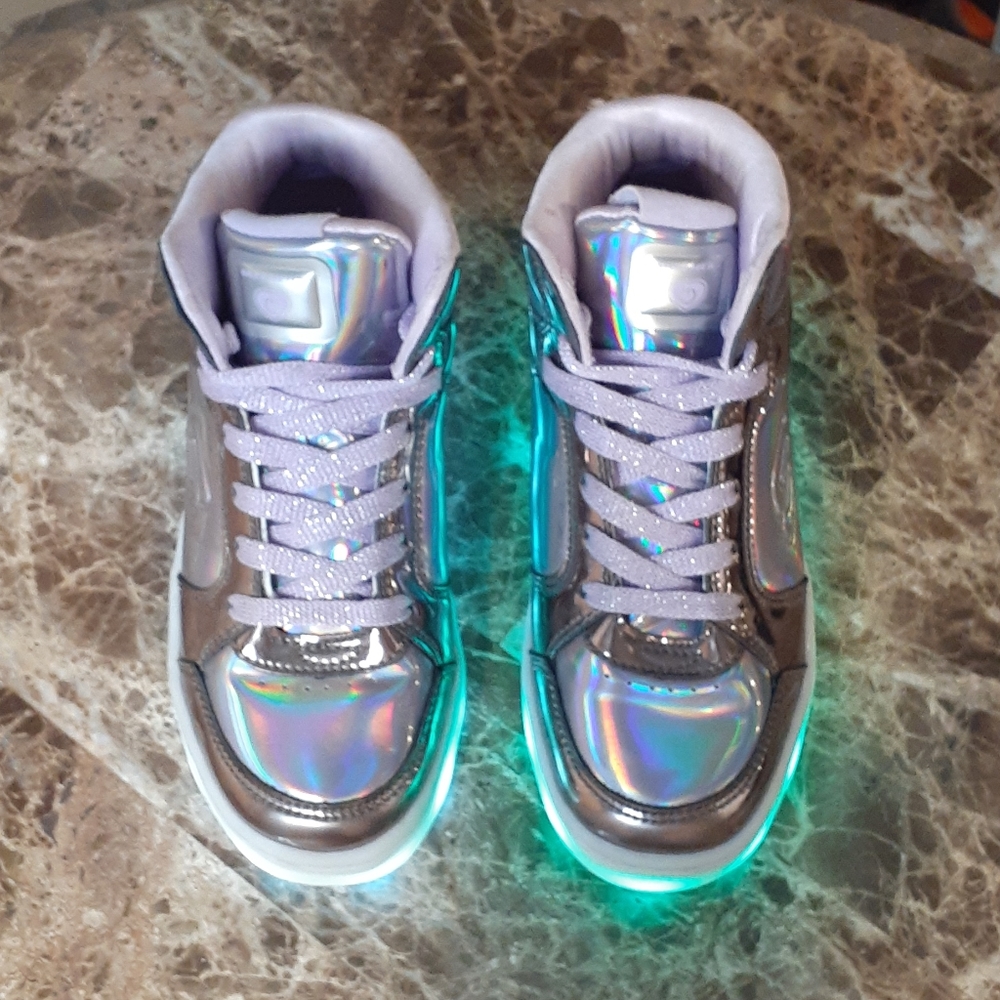 Skecher Energy Light-up shoes sz 1 kids - Picture 5 of 12
